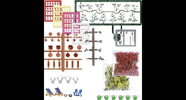 Busch 1836 H0 balkonset Bouwpakket