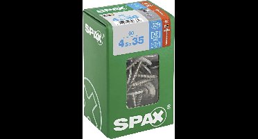 SPAX 4577000450357 Spengler-schroef 4.5 mm 35 mm T-STAR plus RVS A2 60 stuk(s)