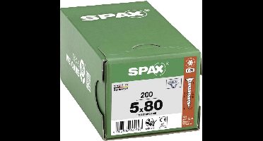 SPAX 1191010500805 R 88091 Senkkopf/T-STAR Houtschroef 5 mm 80 mm T-STAR plus Staal WIROX 200 stuk(s)