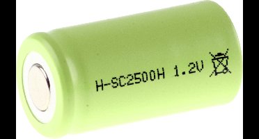Mexcel Speciale oplaadbare batterij Sub-C NiMH 1.2 V 2500 mAh 1 stuk(s)