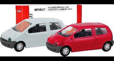Herpa 012218-007 H0 Auto Renault Twingo, Vermehlo vivo en Jaune vanille