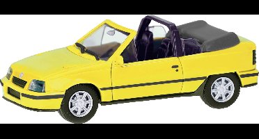 Herpa 421027 H0 Auto Opel Kadett E GSI Cabrio, Jamaica geel