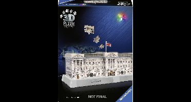 Ravensburger 12008031 RAVENSBURGER - 3D Puzzle Iconics Buckingham Palace mit LED 12008031 1 St. Aantal puzzelstukjes: 216