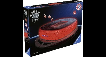 Ravensburger 12008033 RAVENSBURGER - 3D Puzzle Iconics Allianz Arena mit LED 12008033 1 St. Aantal puzzelstukjes: 216