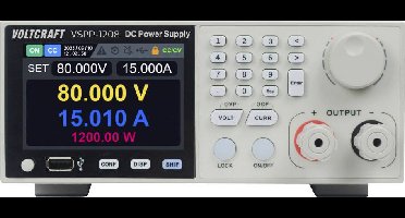 VOLTCRAFT VSPP-1208 19 labvoeding, regelbaar 0 - 80 V/DC 0 - 30 A 1200 W USB, LAN Programmeerbaar, Op afstand bedienbaar Aantal uitgangen: 1 x