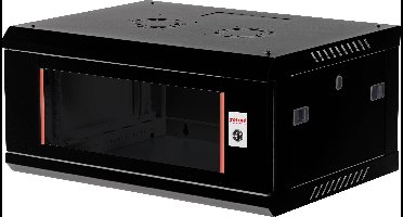 ROLINE 19-inch wandbehuizing Basic Plus 4U, 600x450 BxD zwart