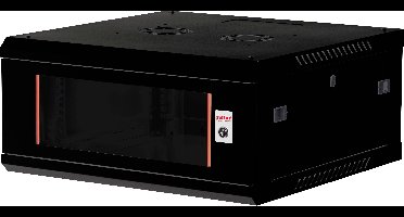 ROLINE 19-inch wandbehuizing Basic Plus 4U, 600x600 BxD zwart