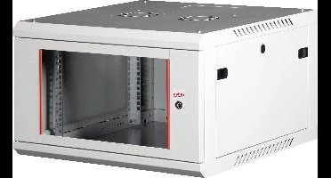 ROLINE 19-inch wandbehuizing Basic Plus 6U , 600x600 BxT grijs