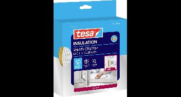 tesa D-Profil 05389-00000-00 Afdichtingstape tesamoll Wit (l x b) 25 m x 9 mm 25 m