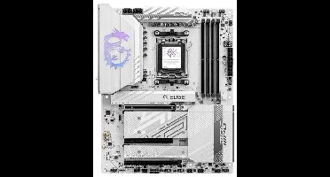 MSI MPG B850I EDGE TI WIFI AM5 ITX MB Moederbord Socket AMD AM5 Vormfactor ITX Moederbord chipset AMD® B850