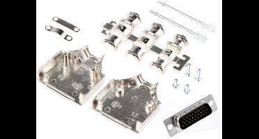 MH Connectors MHDM15-HD26MS-K D-sub female connectorset 180 ° Aantal polen: 15 Soldeerkelk 1 stuk(s)