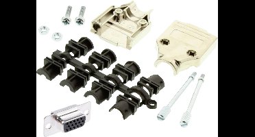 MH Connectors MHDTPK9HD15FS-K D-sub female connectorset 180 ° Aantal polen: 9 Soldeerkelk 1 stuk(s)