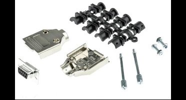 MH Connectors MHDTPK9-DB9S-K D-sub female connectorset 180 ° Aantal polen: 9 Soldeerkelk 1 stuk(s)