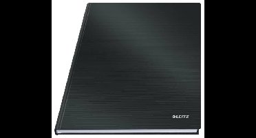 Leitz 46640095 Notitieboek Geruit Zwart Aantal paginas: 80 DIN A4