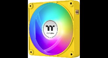 Thermaltake CT120 EX Reverse ARGB Sync PC Cooling Fan Bumblebee 3 Pack PC-ventilator Geel (b x h x d) 120 x 120 x 25 mm