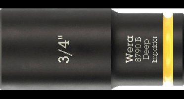 Wera 8790 B Impaktor Deep 05005572001 Dop (zeskant) Dopsleutelinzetstuk 3/4