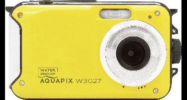 Easypix W3027-Y Wave Yellow Digitale camera 30 Mpix Geel Incl. accu, Incl. tas Beeldstabilisatie, Full-HD video-opname, Met ingebouwde flitser, Waterdicht tot
