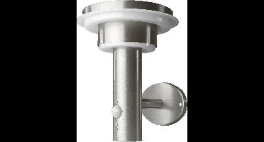 OSRAM HOMELIGHTING ENDURA Style Solar Wall Sensor Double Circle 6W Stainless Steel 4099854455384 LED-buitenlamp (wand)