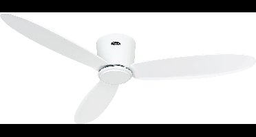 CasaFan ECO PLANO II 132 WE-WE WiFi Flügel lack weiß Plafondventilator 28 W (Ø x h) 132 cm x 160 mm Wit Met afstandsbediening, Timer, Met wintermodus,