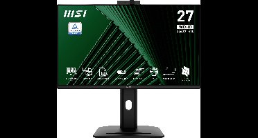 MSI PRO MP275QPDG LCD-monitor Energielabel F (A - G) 68.6 cm (27 inch) 2560 x 1440 Pixel 16:9 4 ms DisplayPort, HDMI IPS LCD