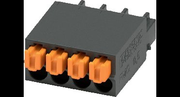Phoenix Contact 1821119 Printplaatconnector Totaal aantal polen 4 Aantal rijen 1 200 stuk(s)