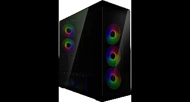 Arctic Xtender Midi-tower PC-behuizing, Gaming-behuizing Zwart