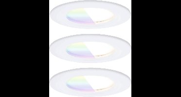 Paulmann 92449 LED-plafondlamp, LED-inbouwlamp 6 W Wit (mat)