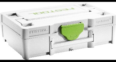 Festool Systainer SYS3 XXS 33 GRY 205398 Transportkist (l x b x h) 66 x 105 x 31 mm
