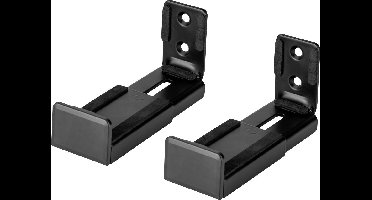 LogiLink BP0209 Soundbar-beugel Afstand tot de muur (max.): 15.4 cm Zwart 1 stuk(s)