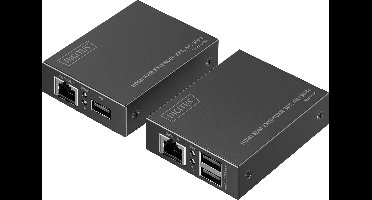 Digitus DS-55357 HDMI-extender HDMI, HDMI-ingang, USB, USB-A, USB-A 1.1, RJ45 Via netwerkkabel RJ45 40 m