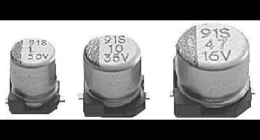 KJ Electronics Elektrolytische condensator 35 V/DC 20 % 1 stuk(s)