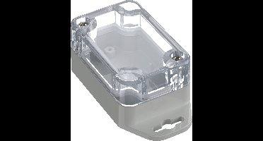 TRU COMPONENTS 6U07060403737 TC-13865204 Industriële behuizing 87.8 x 40 x 30 ABS-PC Lichtgrijs, Transparant 1 stuk(s)