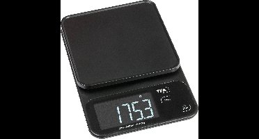 TFA Dostmann COOKIE Digitale keukenweegschaal Digitaal Digitaal, Met schaalverdeling Weegbereik (max.)=5000 g Zwart 130 x 195 x 29