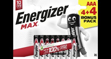 Energizer AAA batterij (potlood) 1.5 V 8 stuk(s)