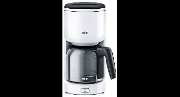 Braun Braun KF 3100 WH Filterkaffeemaschine - Koffiezetapparaat Wit