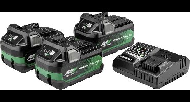 HiKOKI UC18YSL3WH3Z UC18YSL3WH3Z Accu en acculader voor gereedschap 18 V, 36 V 2.5 Ah, 2.5 Ah, 5 Ah