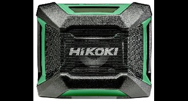 HiKOKI UR18DA Bouwradio DAB+, FM Bluetooth Stofvast, Stofdicht, Spatwaterbestendig Zwart, Groen