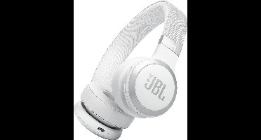 JBL Live 670 NC On Ear koptelefoon Draadloos, Bluetooth Wit Noise Cancelling Vouwbaar, Afstandsbediening, Surround sound