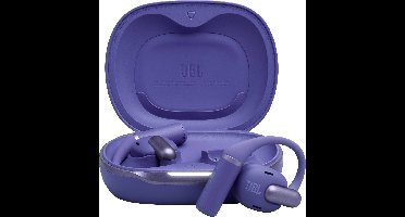 JBL Sense Pro TWS Open Ear koptelefoon Draadloos, Bluetooth Blauw Oplaadbox, Oorbeugel, Touchbesturing, Waterbestendig