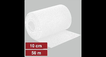 Electronic Garage EG25CA129 Klittenband Om te bundelen Haak- en lusdeel (l x b) 50 m x 10 cm Wit 50 m