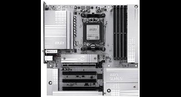MSI PRO B850M-A WIFI Moederbord Socket AMD AM5 Vormfactor Micro-ATX Moederbord chipset AMD® B850