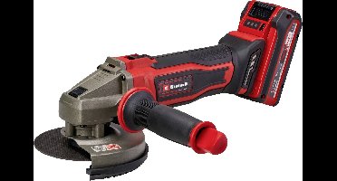 Einhell TE-AG 18/125-2 Li (1x4,0 Ah) 4431190 Haakse accuslijper 125 mm Incl. accu, Incl. lader 18 V 4 Ah