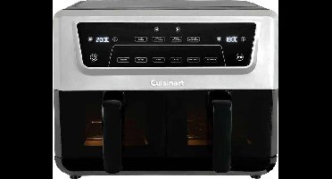 Cuisinart AirTwin Airfryer 10.4 l 2400 W Timerfunctie Zwart, Zilver
