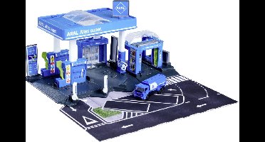 Majorette Petrol Station Aral + 1 Vehicle Tankstationset (model)
