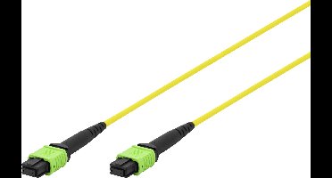 Digitus DK-2966-05 Glasvezel Optische vezel, Glasvezel Aansluitkabel 5 m Geel, Zwart, Groen [1x MPO-bus, MPO APC-bus - 1x MPO-bus, MPO APC-bus] 9/125 µ