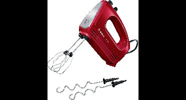 Bosch CleverMixx Handmixer 400 W Rood, RVS