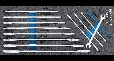 Hazet 163-641/12 Dubbele steeksleutelset