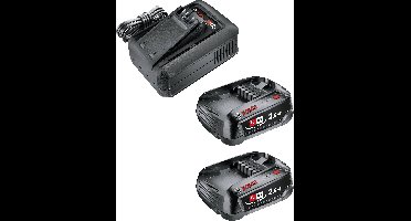 GARDENA 14914-20 Starter Kit QC AL 18V-44 + 2 x 2,5 Ah SoC Accu en acculader voor gereedschap 18 V 2.5 Ah Li-ion