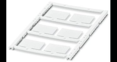 Phoenix Contact 1073987 UCT4-EMP (27X17,5) Opschriftlabel Montagemethode: Vergrendelen Markeringsvlak: 17.5 x 27 mm Wit 10 stuk(s)