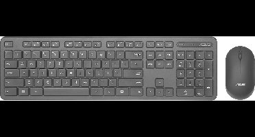 Asus ASUS CW100 Tastatur-Maus-Set, schwarz, G Set met toetsenbord en muis Draadloos Zwart